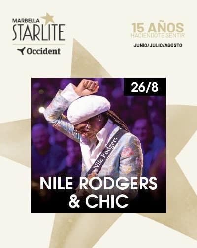 Nile Rodgers & Chic – Starlite Occident 2026 en Marbella