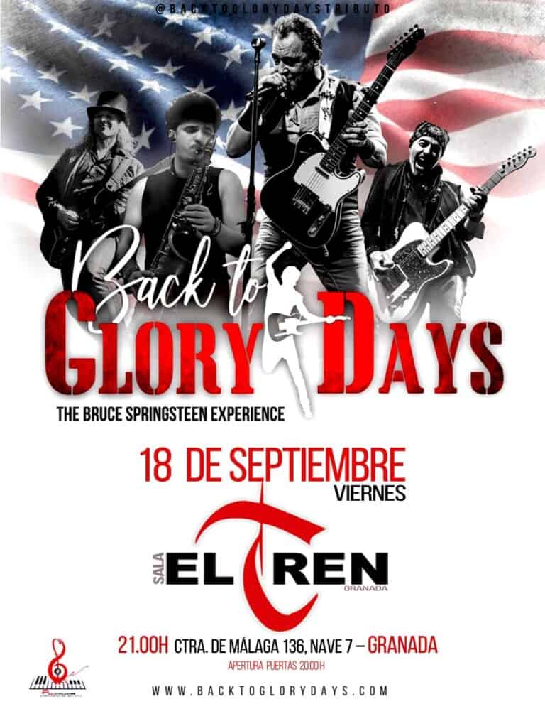 Back to GLORY DAYS en Granada – THE BRUCE SPRINGSTEEN EXPERIENCE