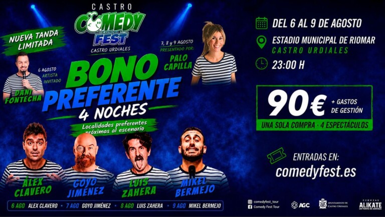 Bono COMEDY FEST en Castro-Urdiales