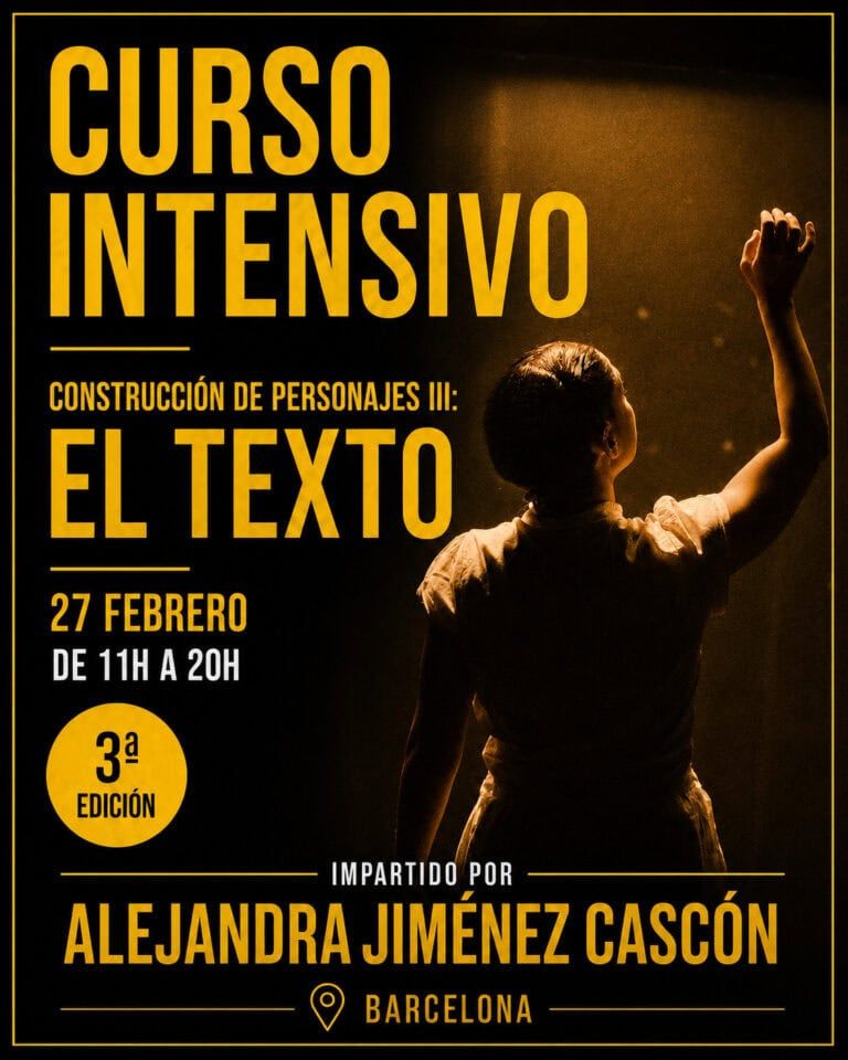 Construcción de Personajes III en Barcelona