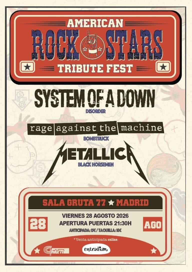 Festival de Tributos AMERICAN ROCK STARS en Madrid