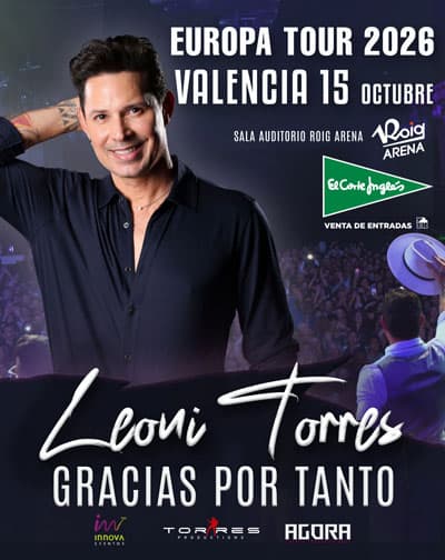 Leoni Torres – Gracias por Tanto 2026 en Valencia