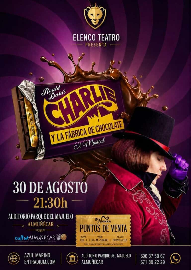Charlie y la fabrica de chocolate El musical en Almuñécar