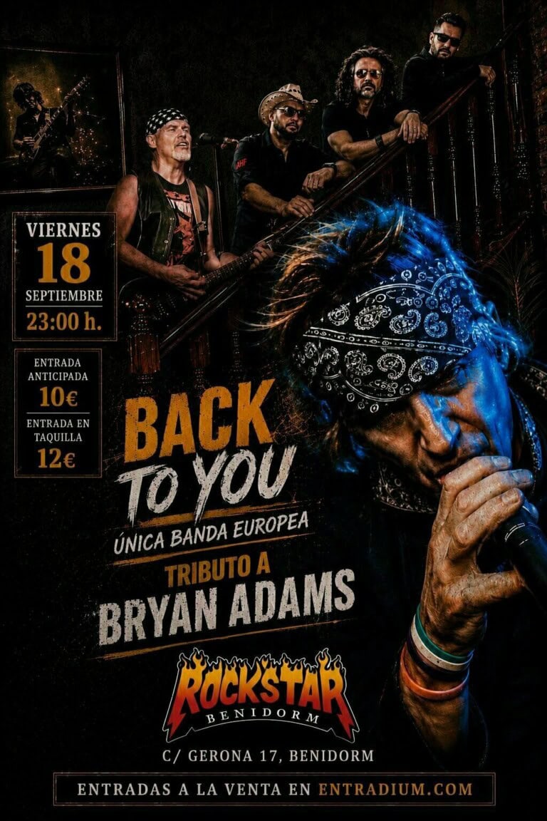 Back To You en BENIDORM