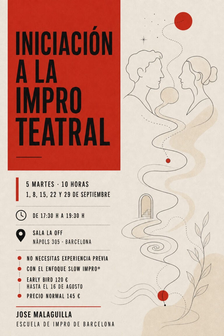 INICIACIÓN A LA IMPRO TEATRAL – SEPTIEMBRE en Barcelona