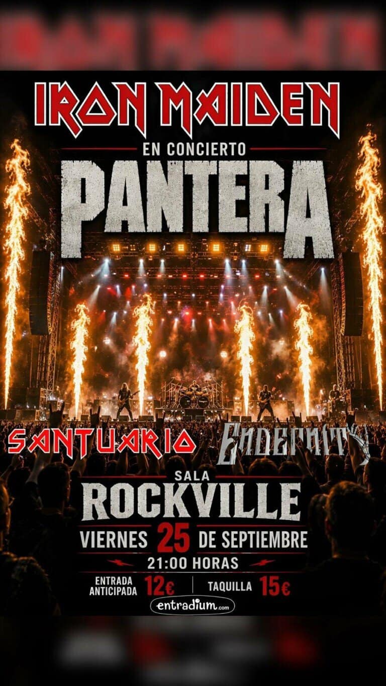 Iron Maiden + Pantera Tributos en Rockville – Madrid en Madrid