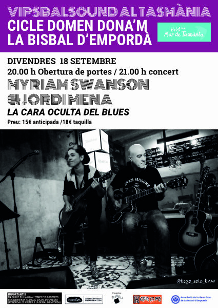 MYRIAM SWANSON y JORDI MENA en LA BISBAL D EMPORDÀ