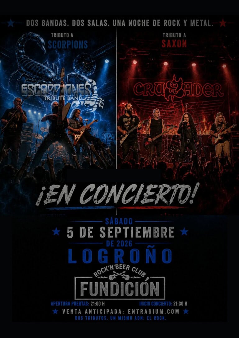 SCORPIONS y SAXON TRIBUTE NIGHT en LOGROÑO