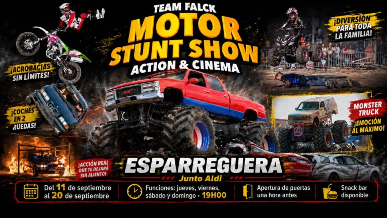 TEAM FALCK MOTOR STUNT SHOW en ESPARREGUERA