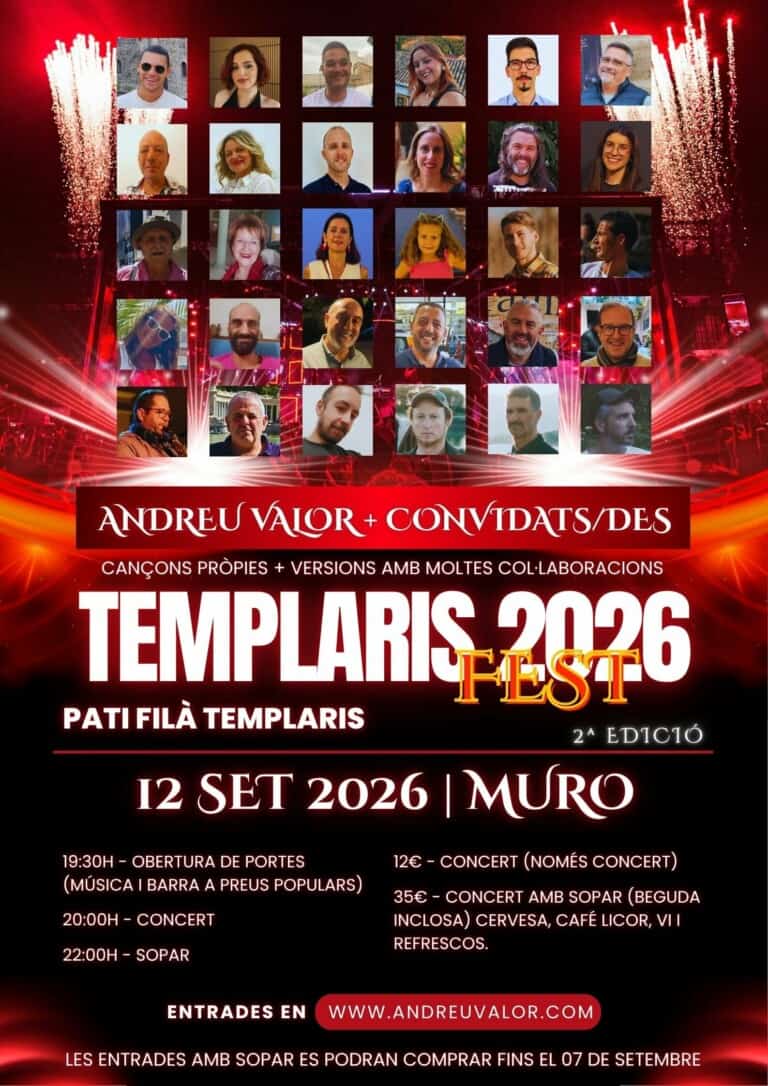 TEMPLARIS FEST 2026 – MURO en MURO DE L’ALCOI