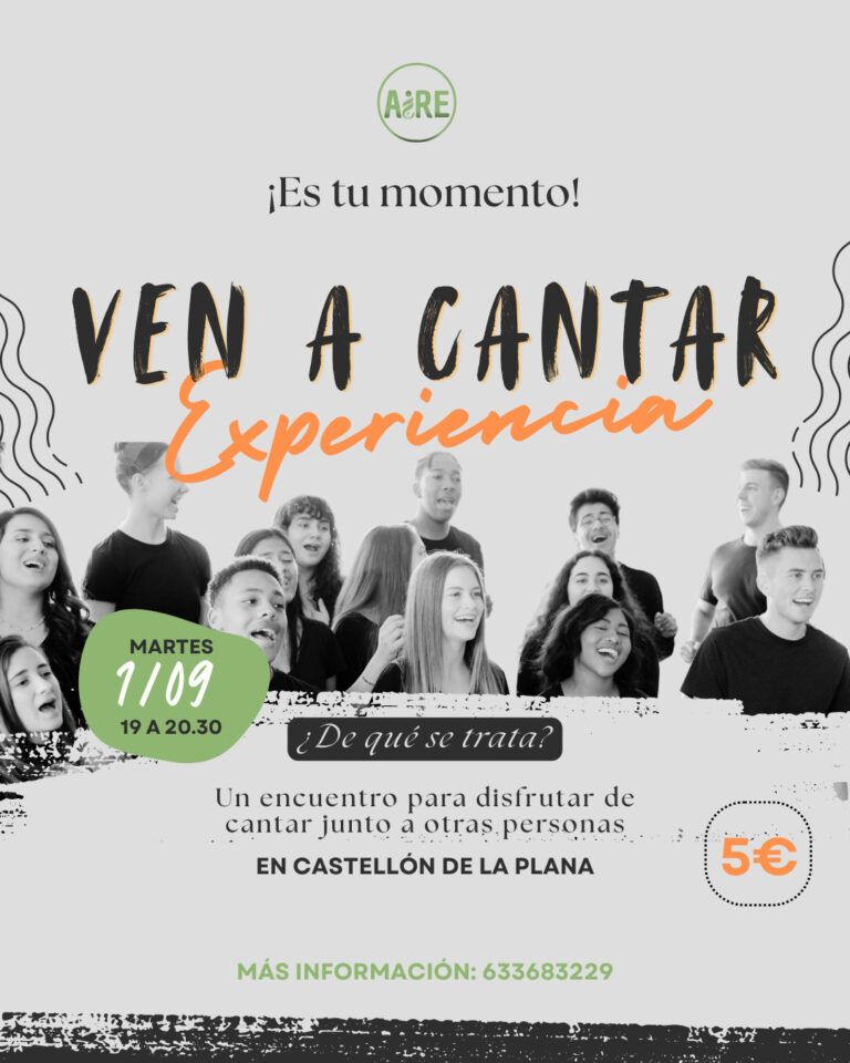Ven a cantar a Castellón de la Plana